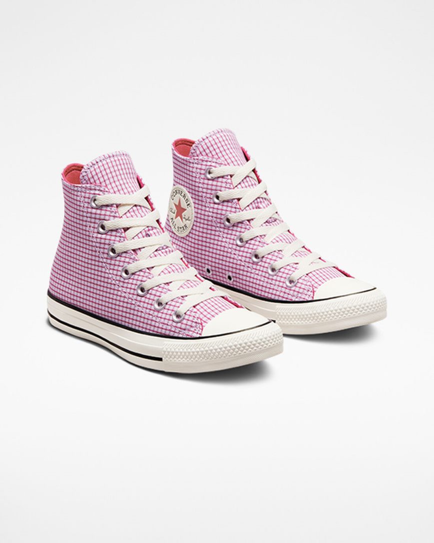 Tenisky Vysoke Converse Chuck Taylor All Star Checkered Panske Nachový | SK IFQZK8